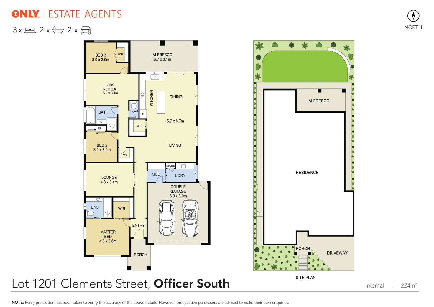 Floorplan of Homely house listing, 30 Clements Street, Officer South VIC 3809
