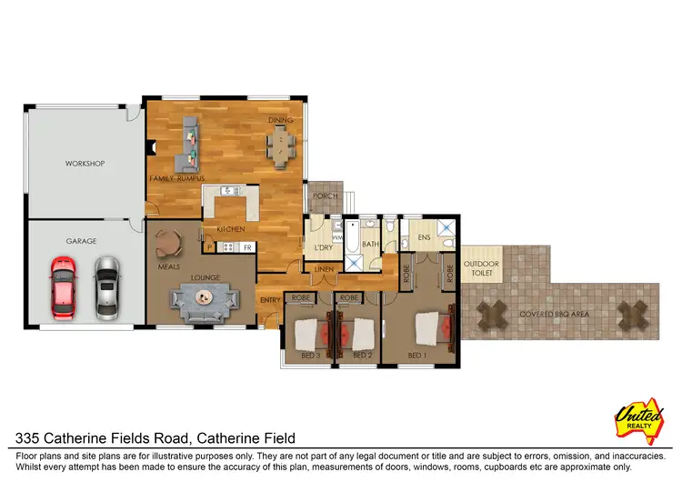 Floorplan of Homely house listing, 335 Catherine Fields Road, Catherine Field NSW 2557