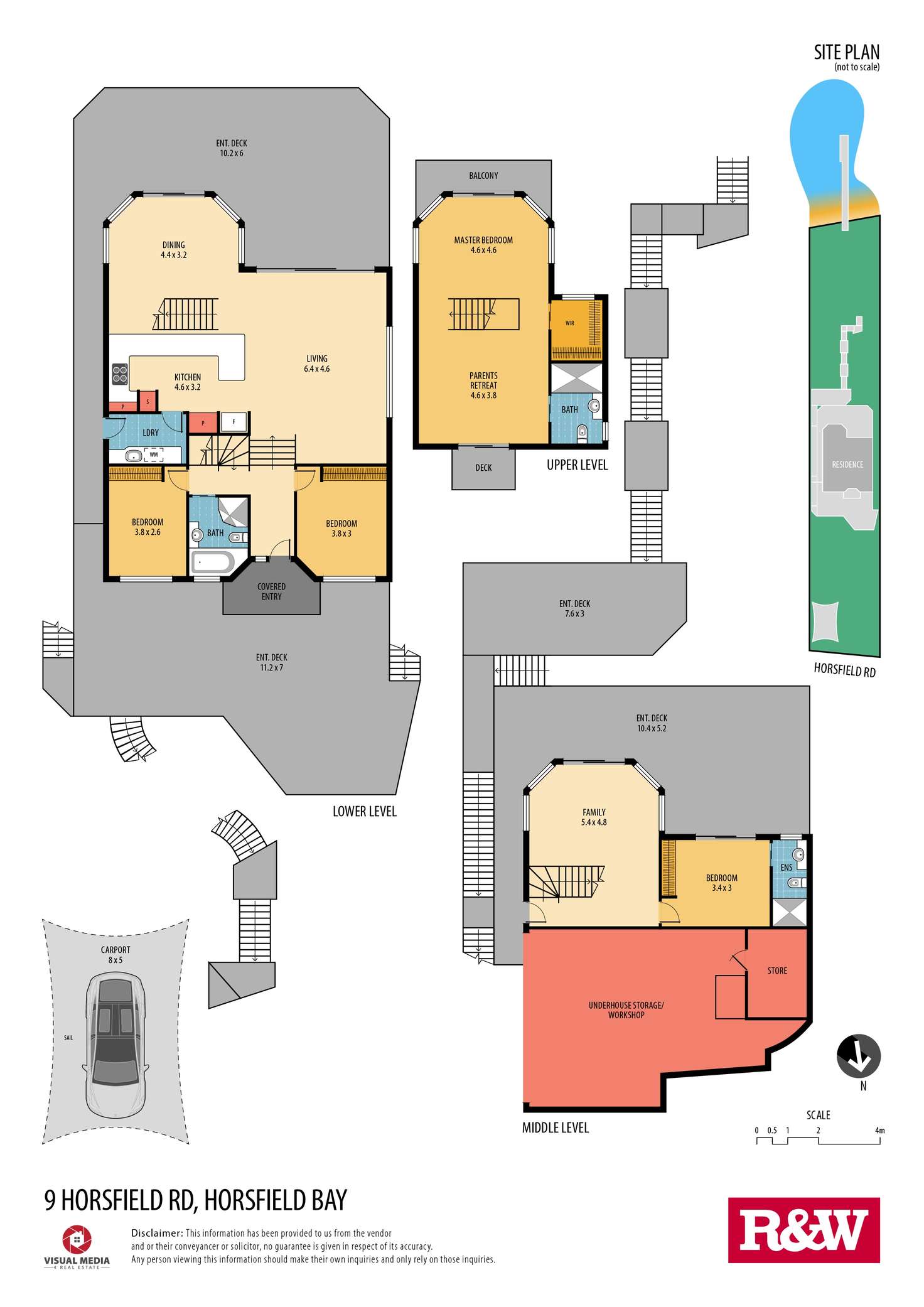 Floorplan of Homely house listing, 9 Horsfield Road, Horsfield Bay NSW 2256