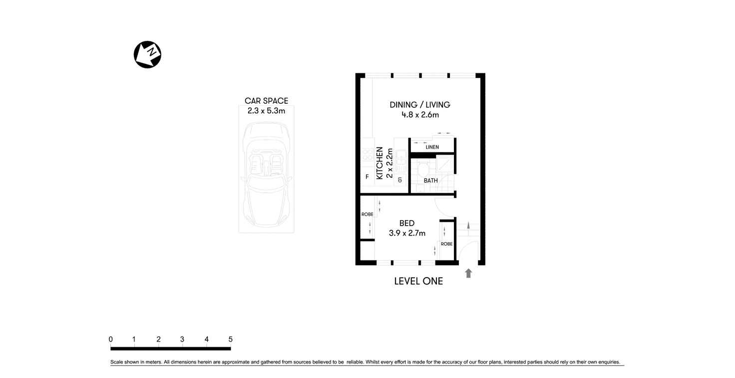 Floorplan of Homely apartment listing, 107/176 Glenmore Road, Paddington NSW 2021