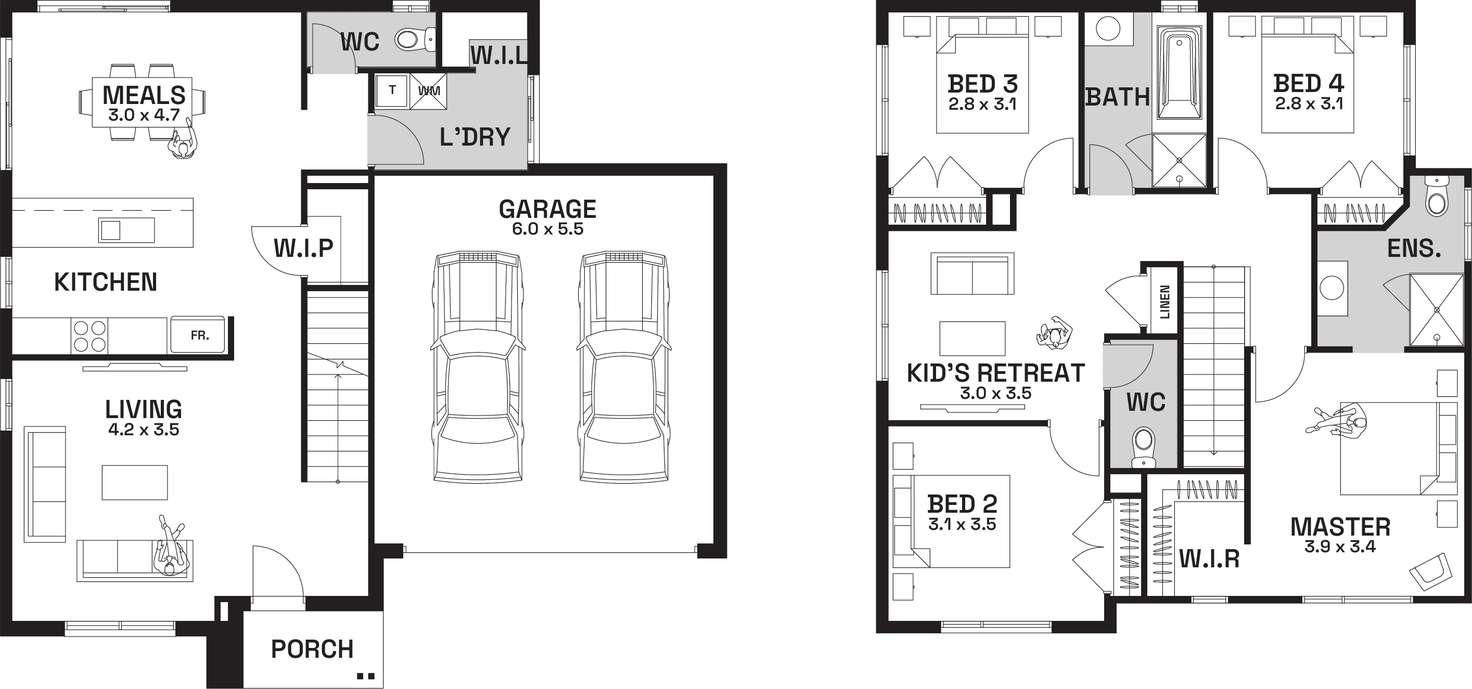 Floorplan of Homely house listing, 17 Nira Drive, Sunbury VIC 3429