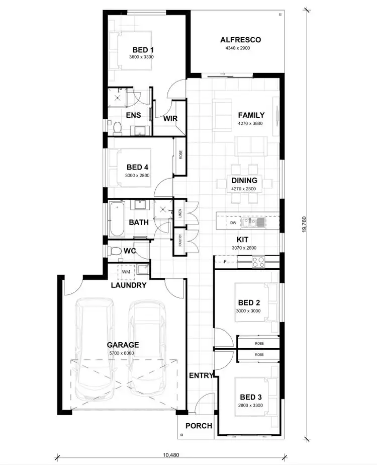 Floorplan of Homely house listing, Address available on request