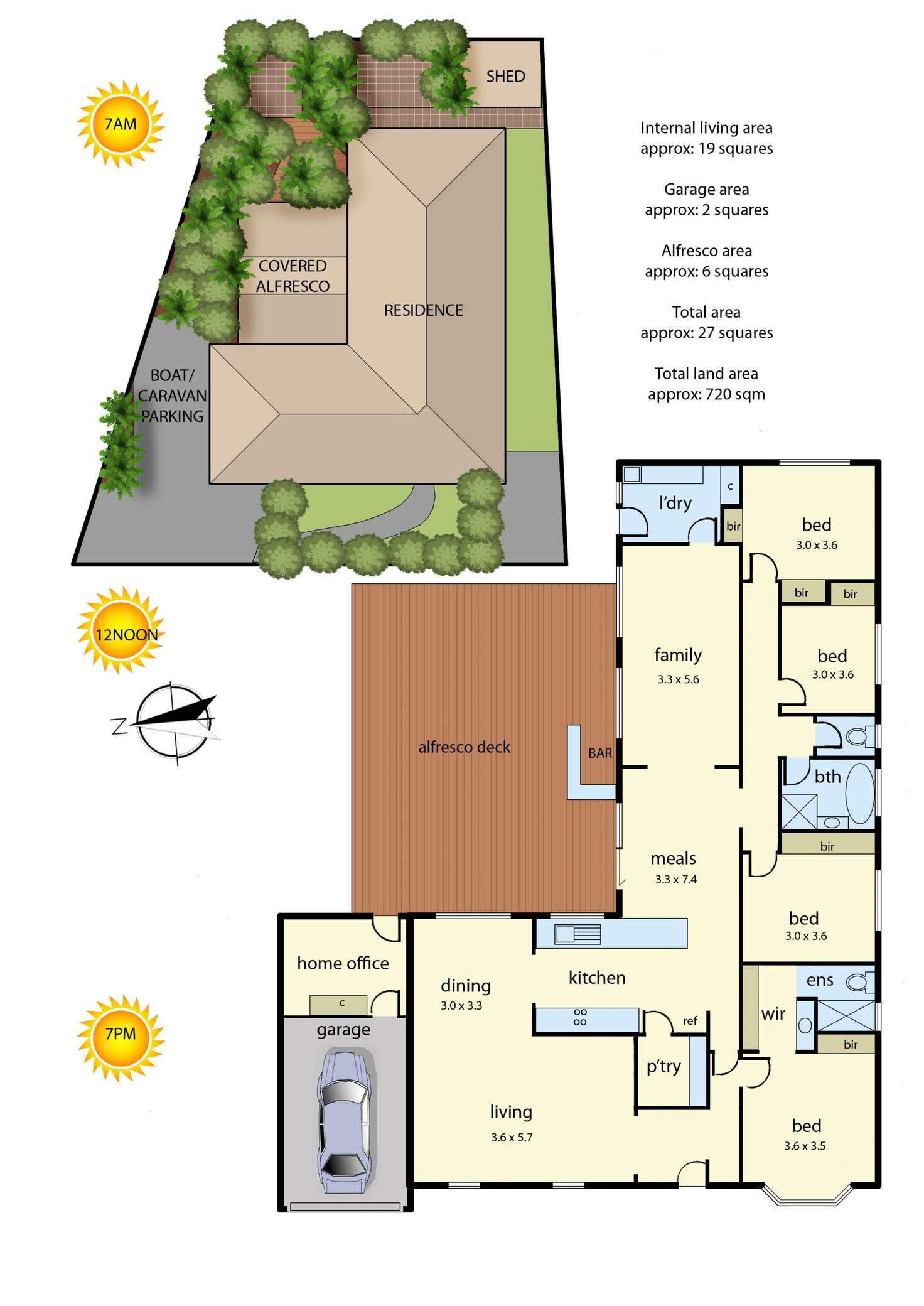 Floorplan of Homely house listing, 59 Gattinara Drive, Frankston VIC 3199