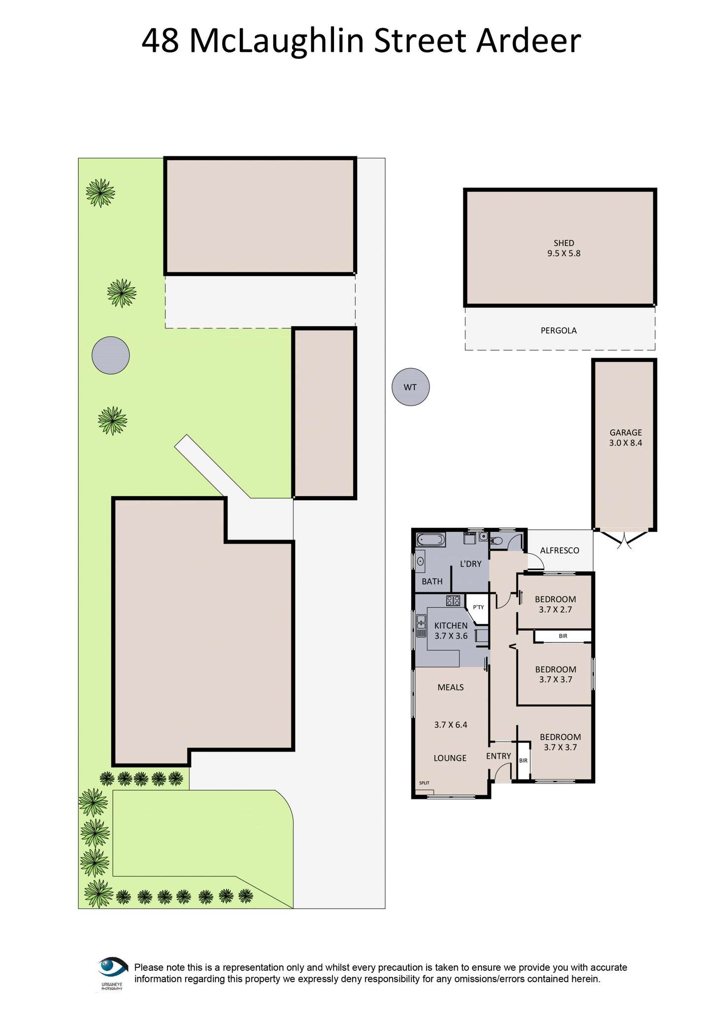 Floorplan of Homely house listing, 48 McLaughlin Street, Ardeer VIC 3022