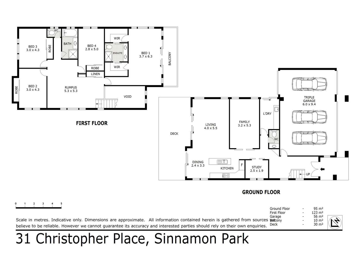 Floorplan of Homely house listing, 31 Christopher Place, Sinnamon Park QLD 4073