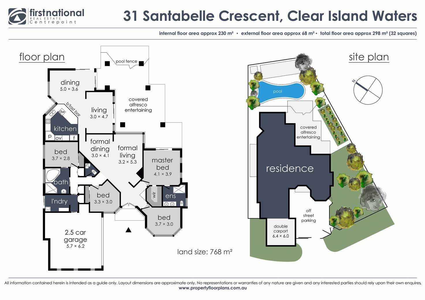 Floorplan of Homely house listing, 31 Santabelle Cres, Clear Island Waters QLD 4226