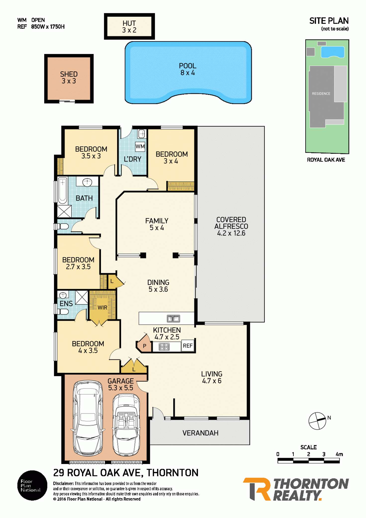 Floorplan of Homely house listing, 29 Royal Oak Avenue, Thornton NSW 2322