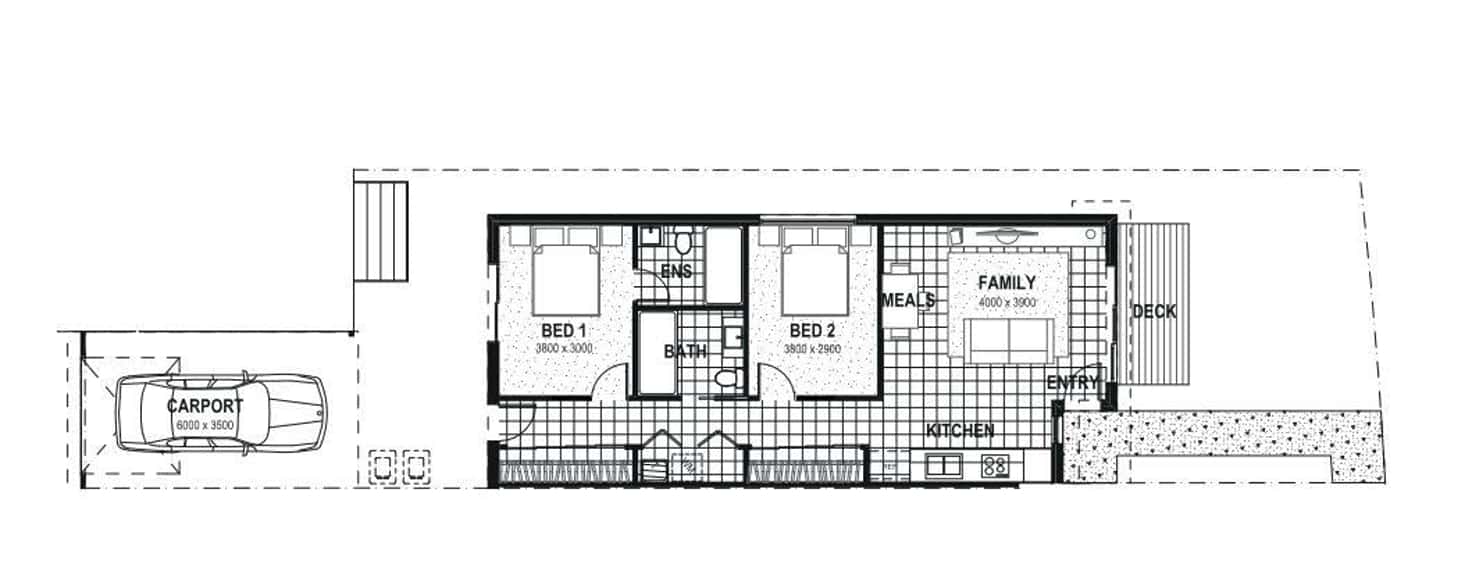 Floorplan of Homely house listing, 5 Hensbergh Place, Sunshine West VIC 3020