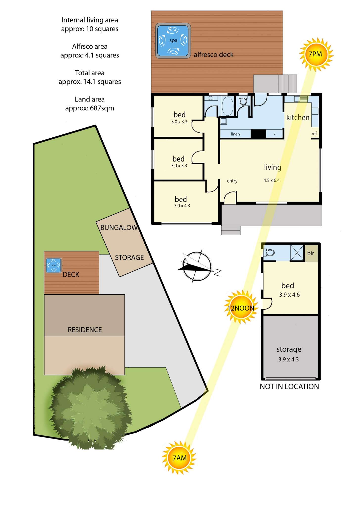 Floorplan of Homely house listing, 37 Candlebark Crescent, Frankston North VIC 3200
