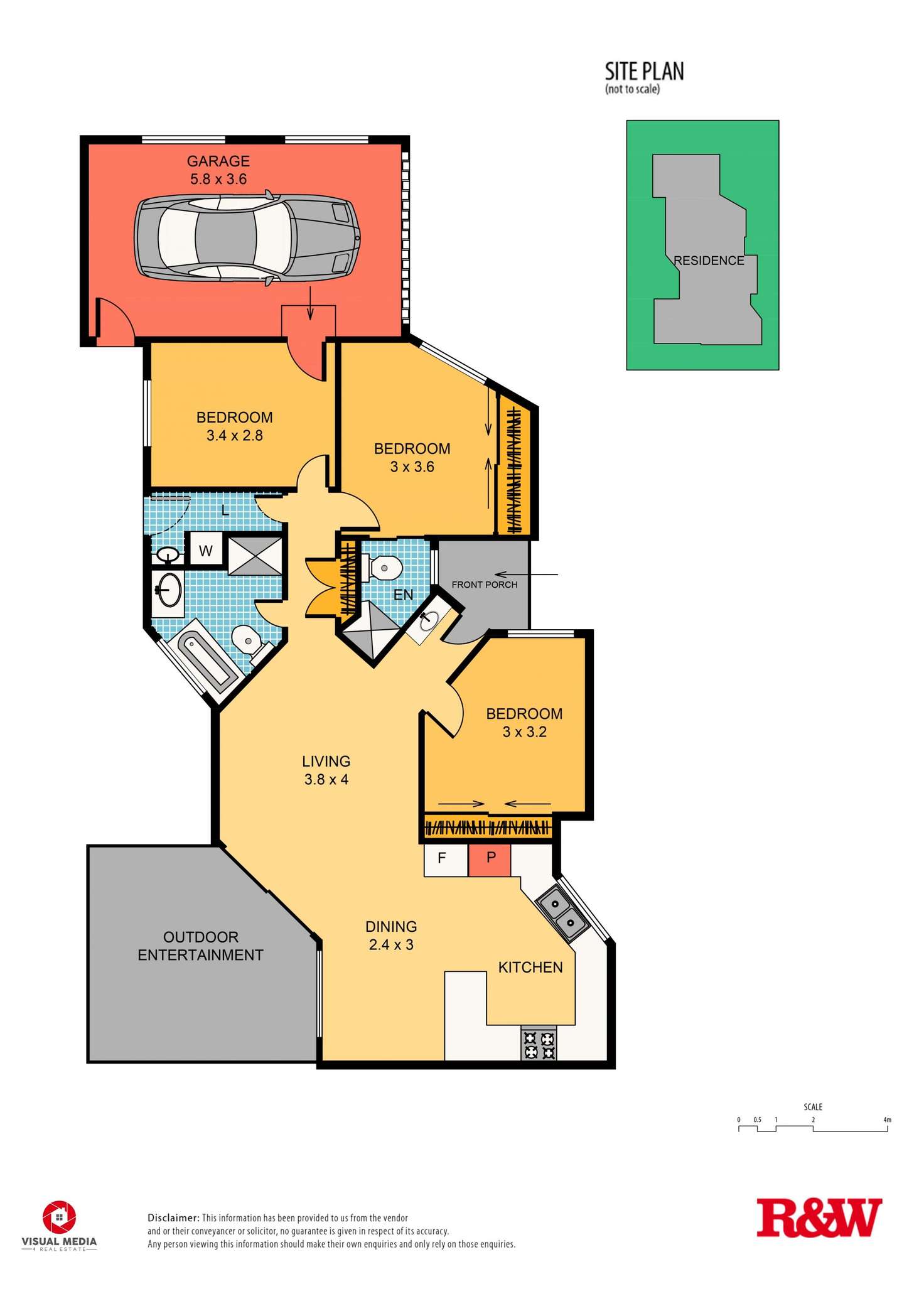 Floorplan of Homely villa listing, 1/32 Victoria Road, Woy Woy NSW 2256
