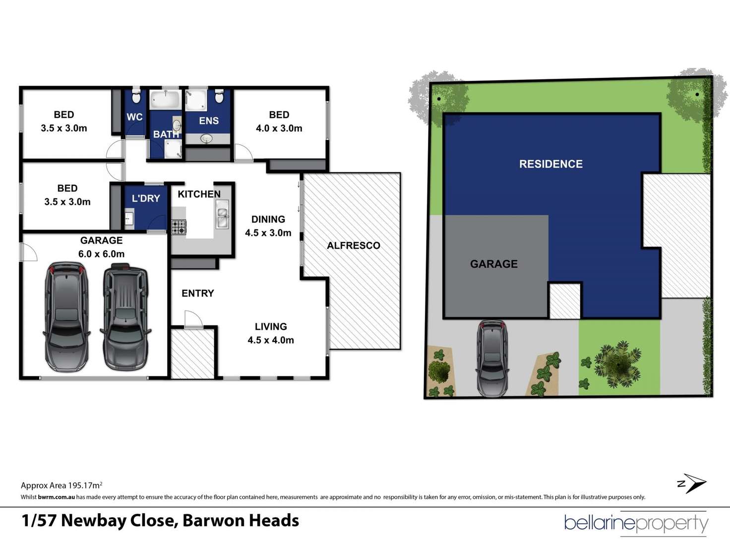 Floorplan of Homely house listing, 57 Newbay Close, Barwon Heads VIC 3227