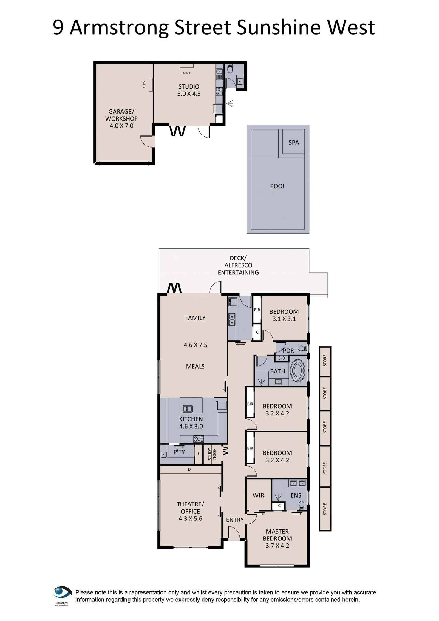 Floorplan of Homely house listing, 9 Armstrong Street, Sunshine West VIC 3020