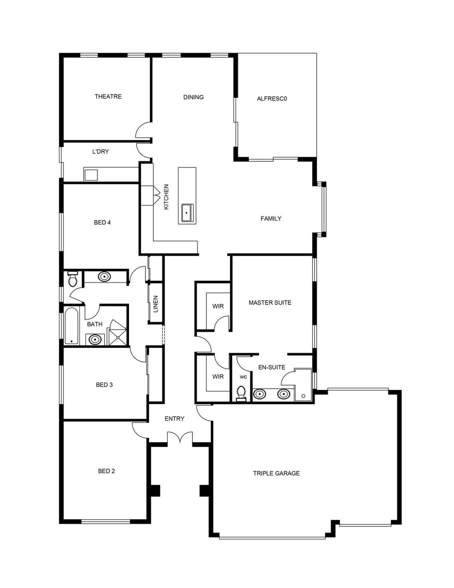 Floorplan of Homely house listing, 14 Thomby Avenue, Aveley WA 6069