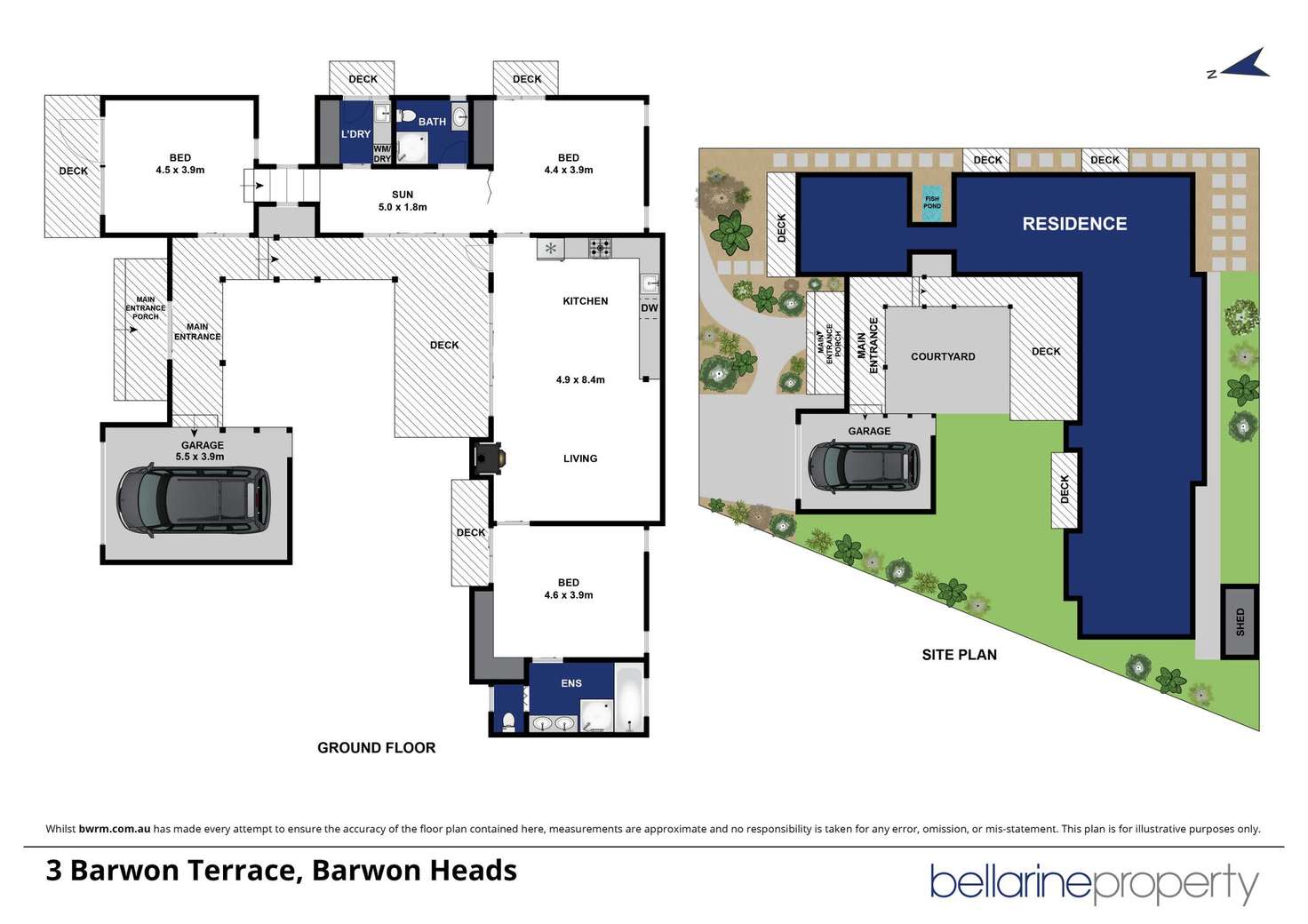 Floorplan of Homely house listing, 3 Barwon Terrace, Barwon Heads VIC 3227