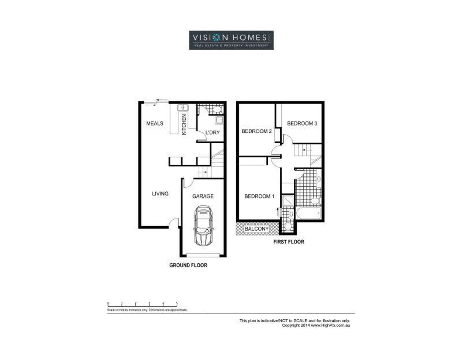 Floorplan of Homely townhouse listing, 46/17 Fleet Street, Browns Plains QLD 4118
