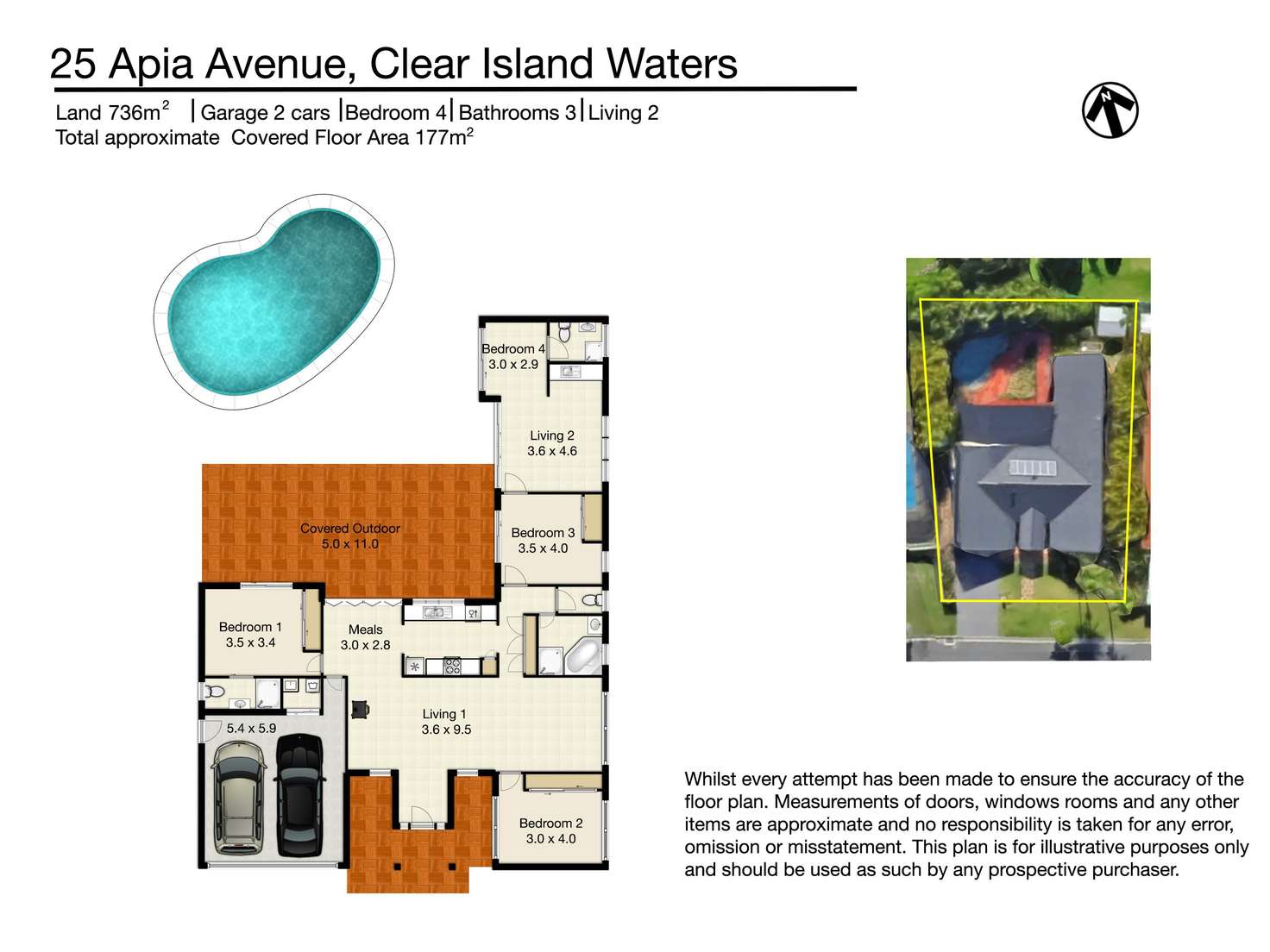 Floorplan of Homely house listing, 25 Apia Avenue, Clear Island Waters QLD 4226