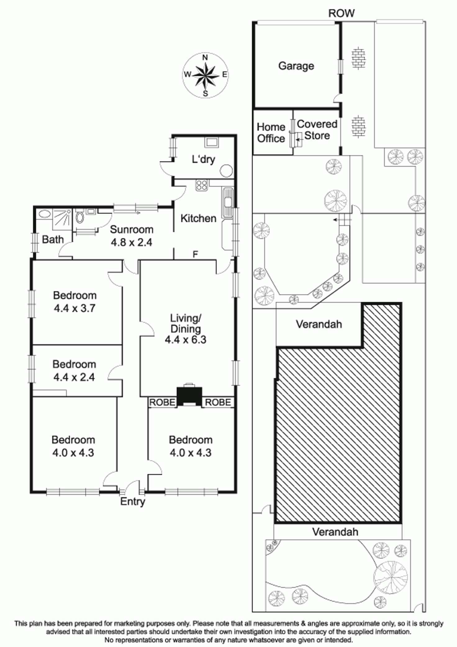 Floorplan of Homely house listing, 287 Brunswick Road, Brunswick VIC 3056