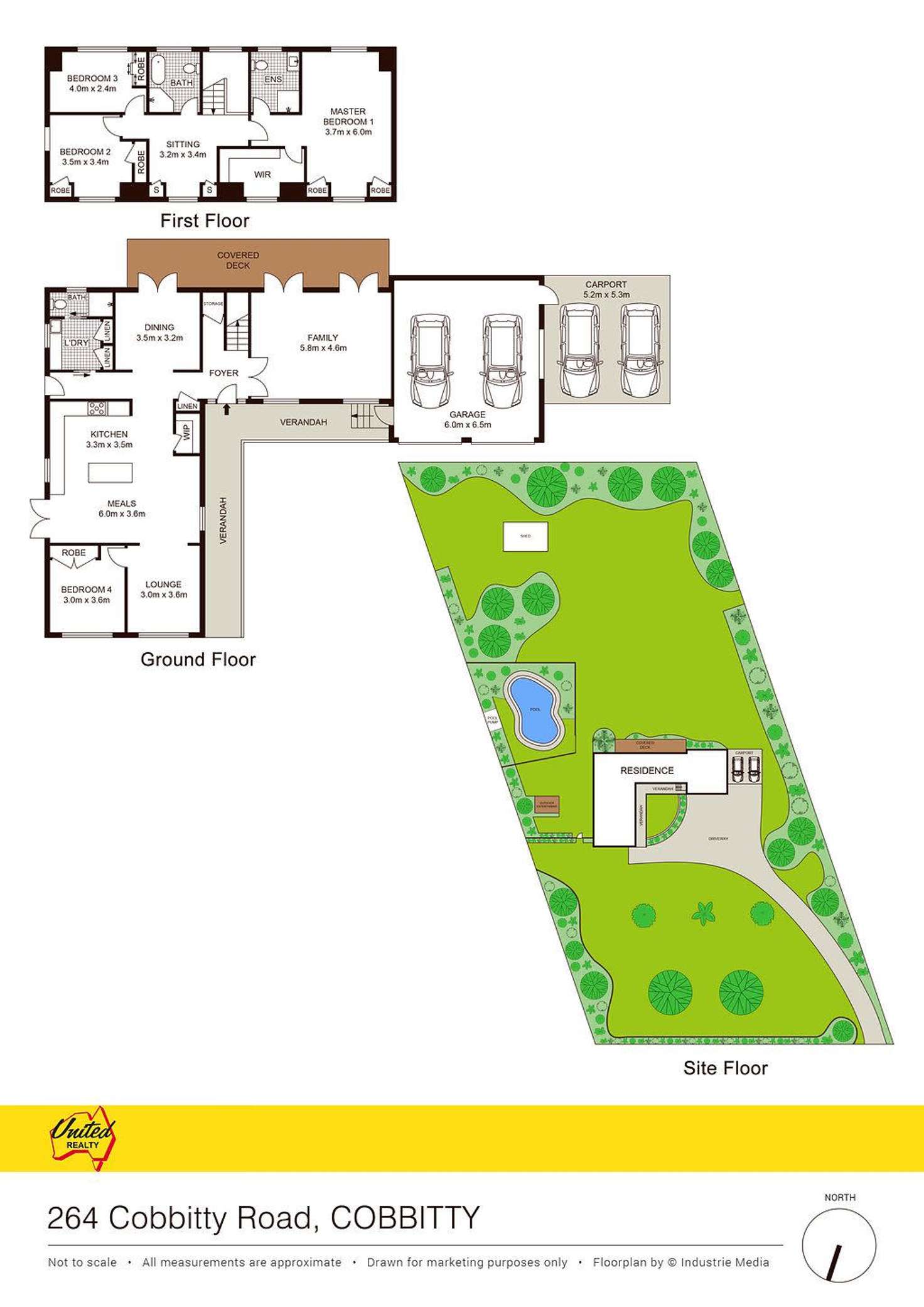 Floorplan of Homely house listing, 264 Cobbitty Road, Cobbitty NSW 2570