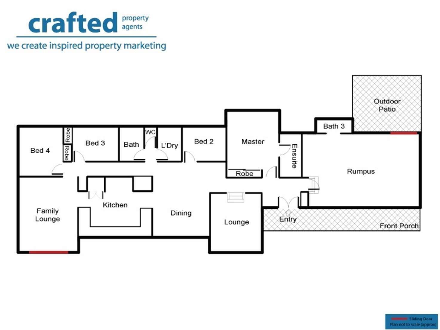 Floorplan of Homely acreageSemiRural listing, 2 Huntingdon Street, Forestdale QLD 4118