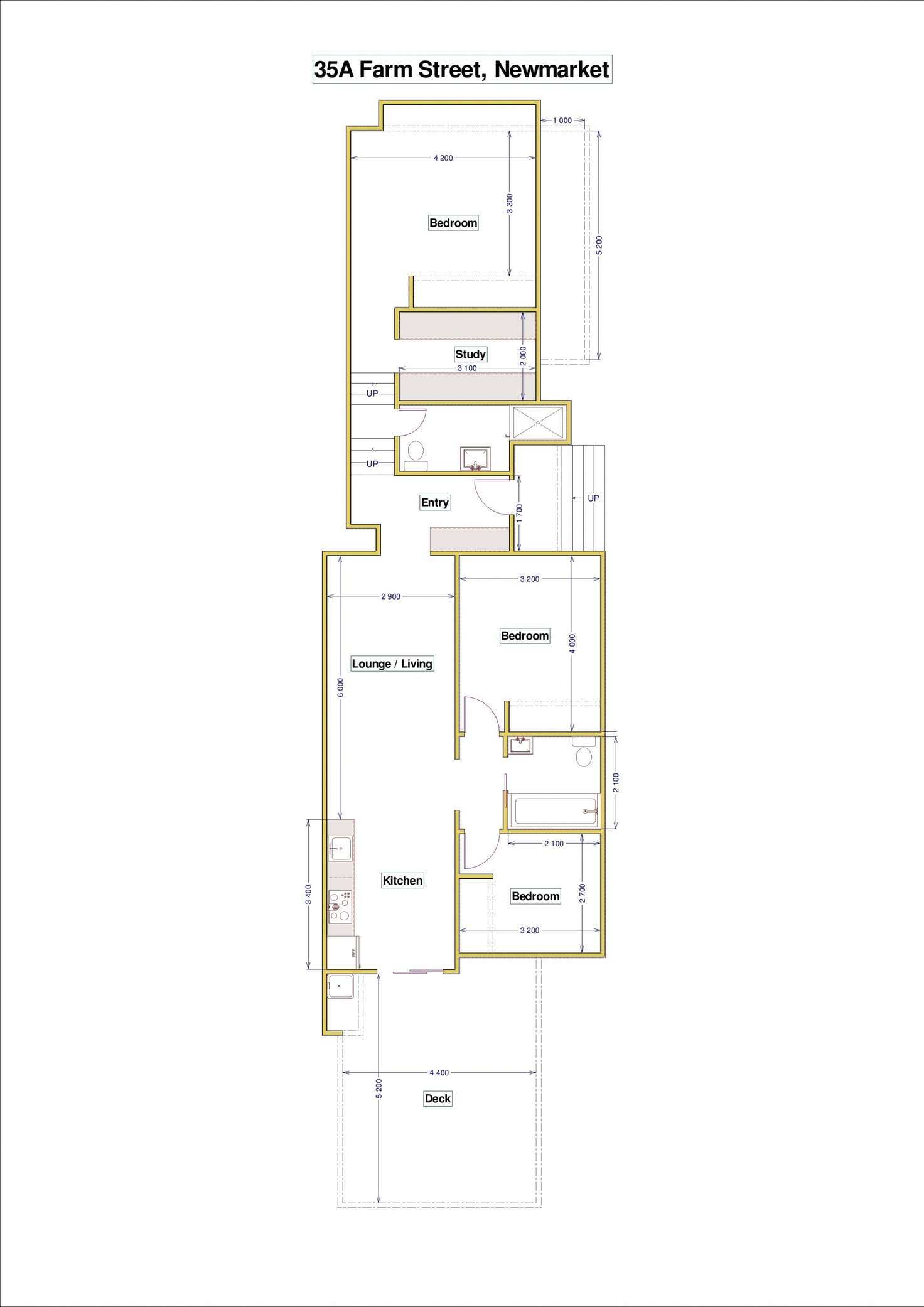 Floorplan of Homely house listing, 35a Farm Street, Newmarket QLD 4051