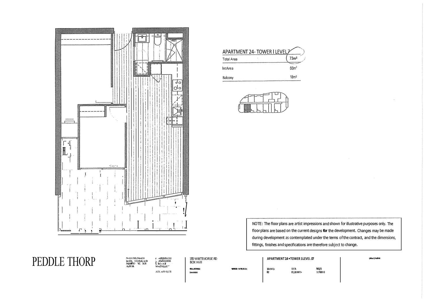 Floorplan of Homely apartment listing, 724/850 Whitehorse Rd, Box Hill VIC 3128