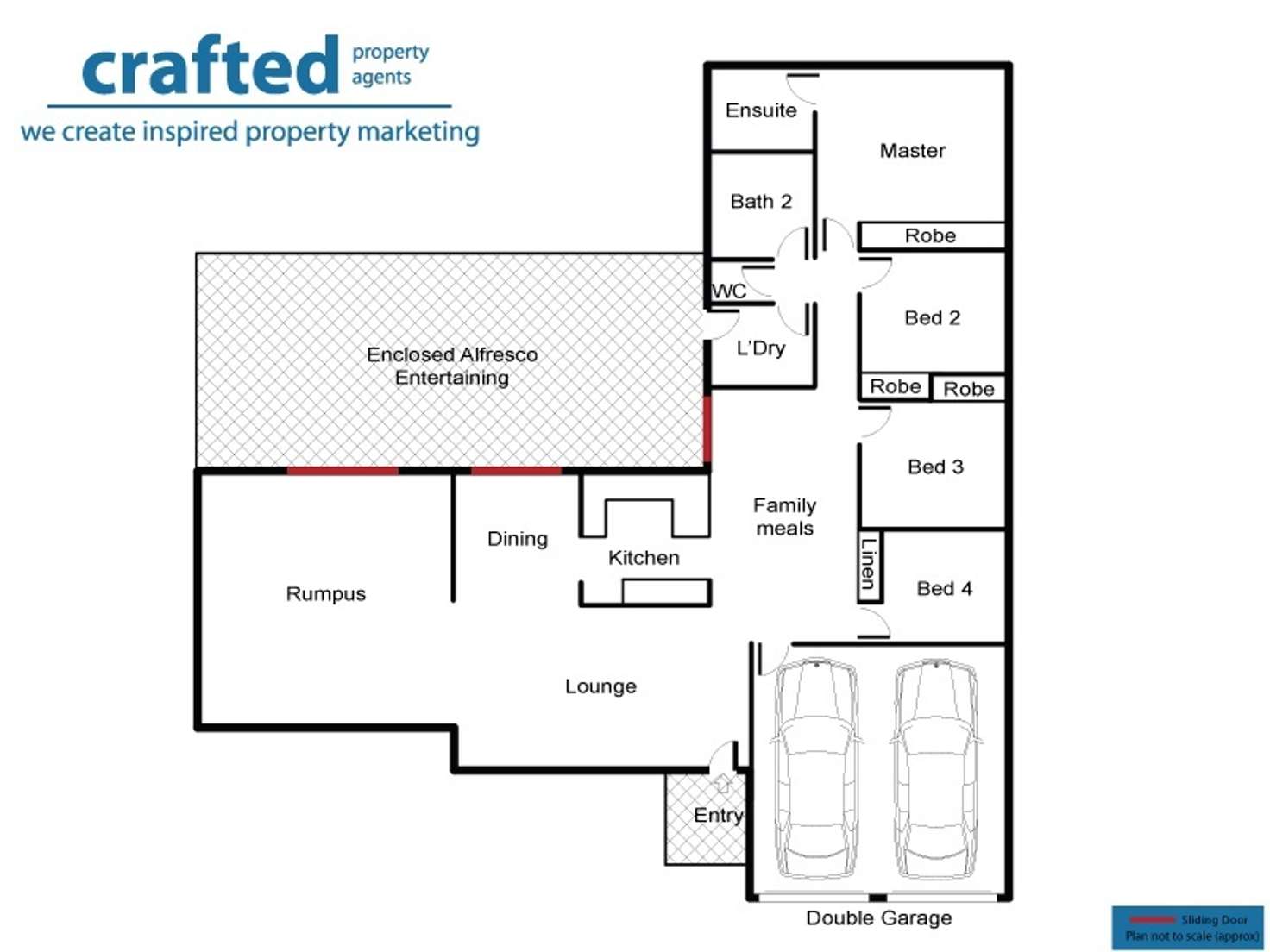 Floorplan of Homely acreageSemiRural listing, 52 Paradise Road, Forestdale QLD 4118