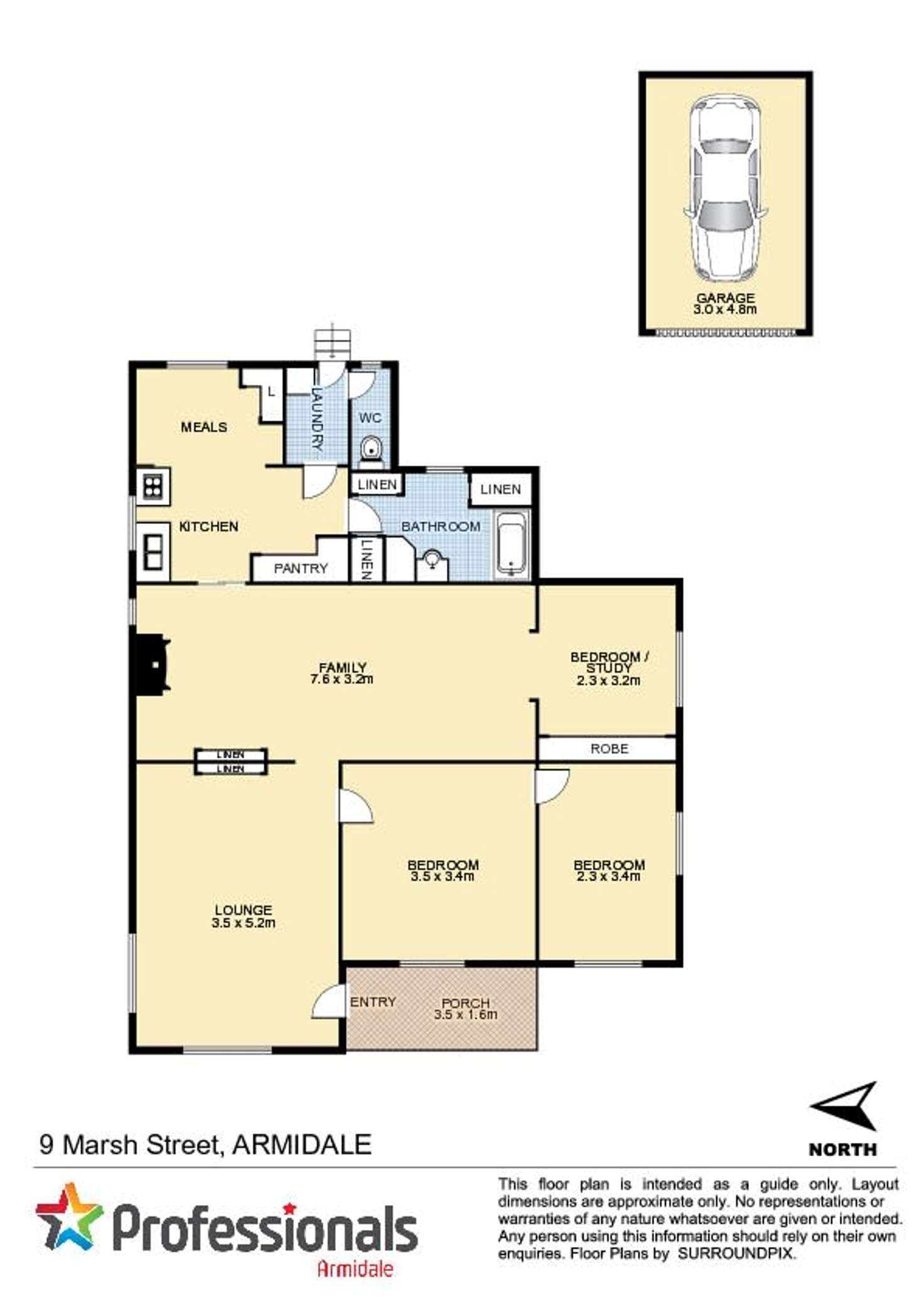 Floorplan of Homely house listing, 9 Marsh Street, Armidale NSW 2350