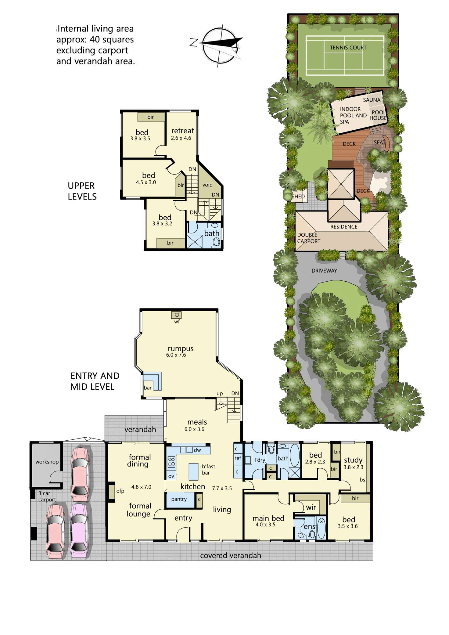 Floorplan of Homely house listing, 12 Millbank Drive, Mount Eliza VIC 3930