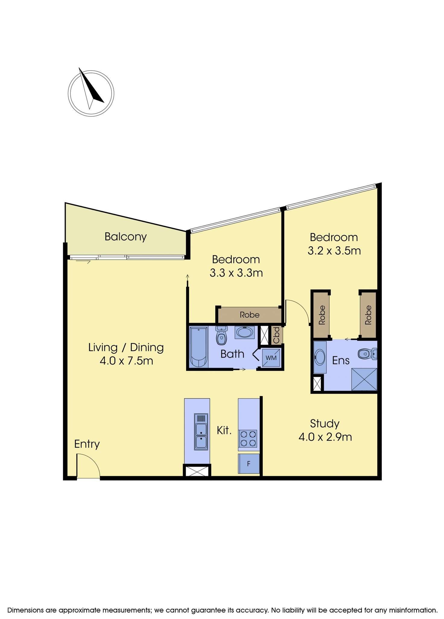 Floorplan of Homely apartment listing, 1801/180 City Road, Southbank VIC 3006