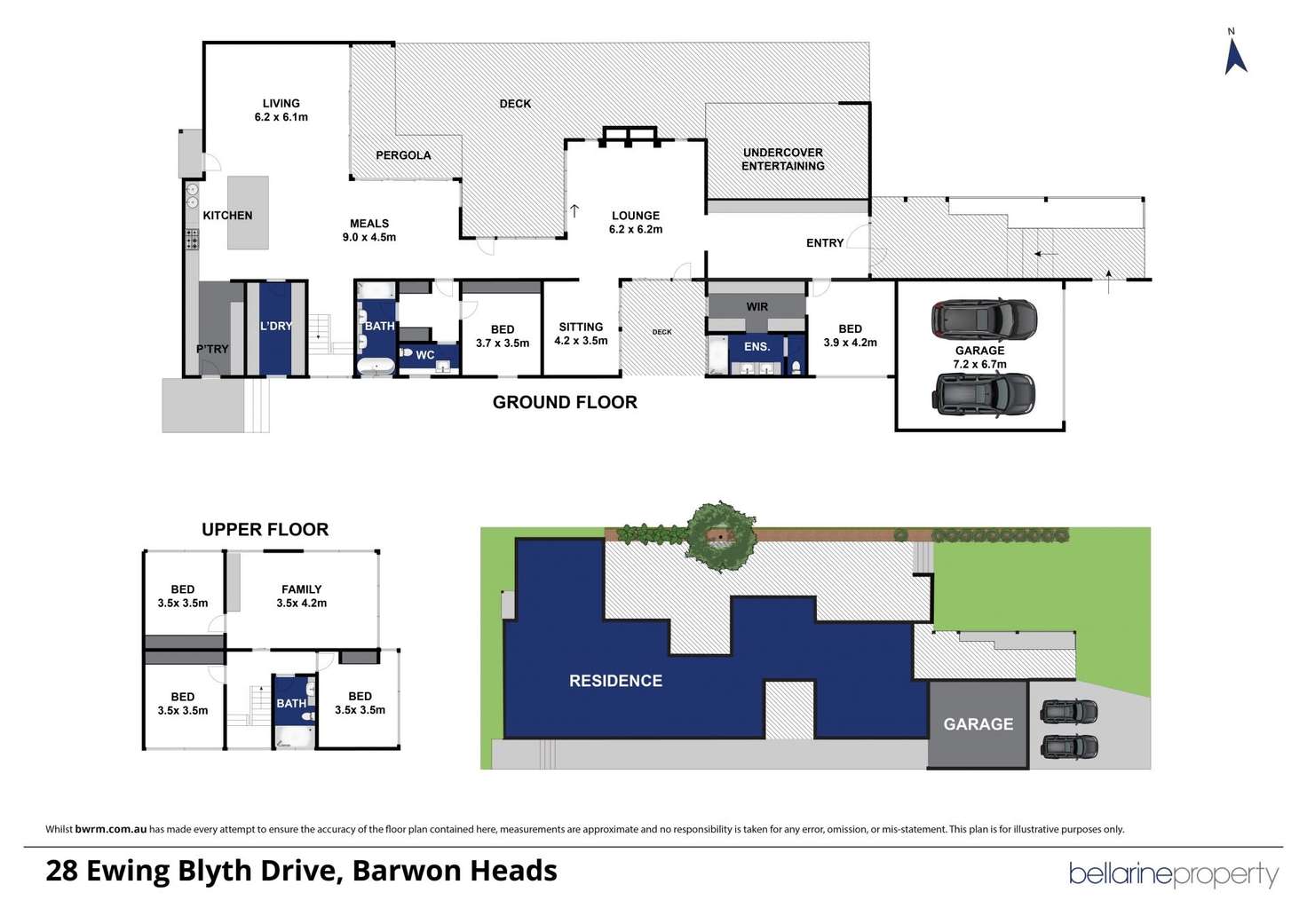 Floorplan of Homely house listing, 28 Ewing Blyth Drive, Barwon Heads VIC 3227