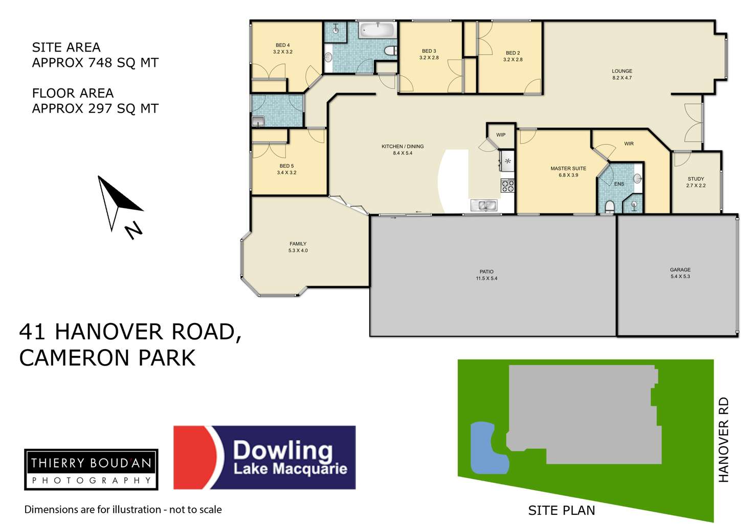 Floorplan of Homely house listing, 41 Hanover Road, Cameron Park NSW 2285
