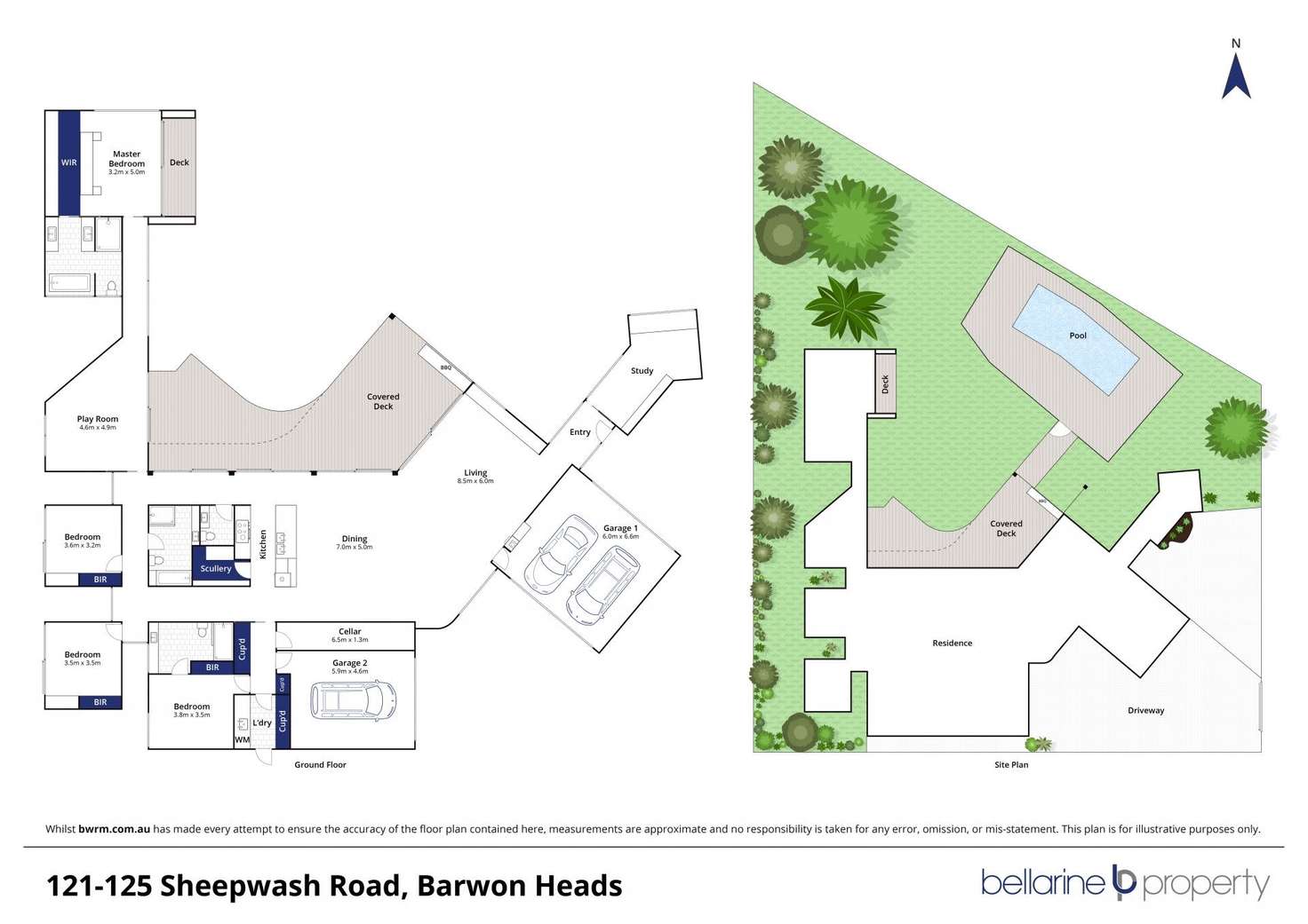 Floorplan of Homely house listing, 121-125 Sheepwash Road, Barwon Heads VIC 3227