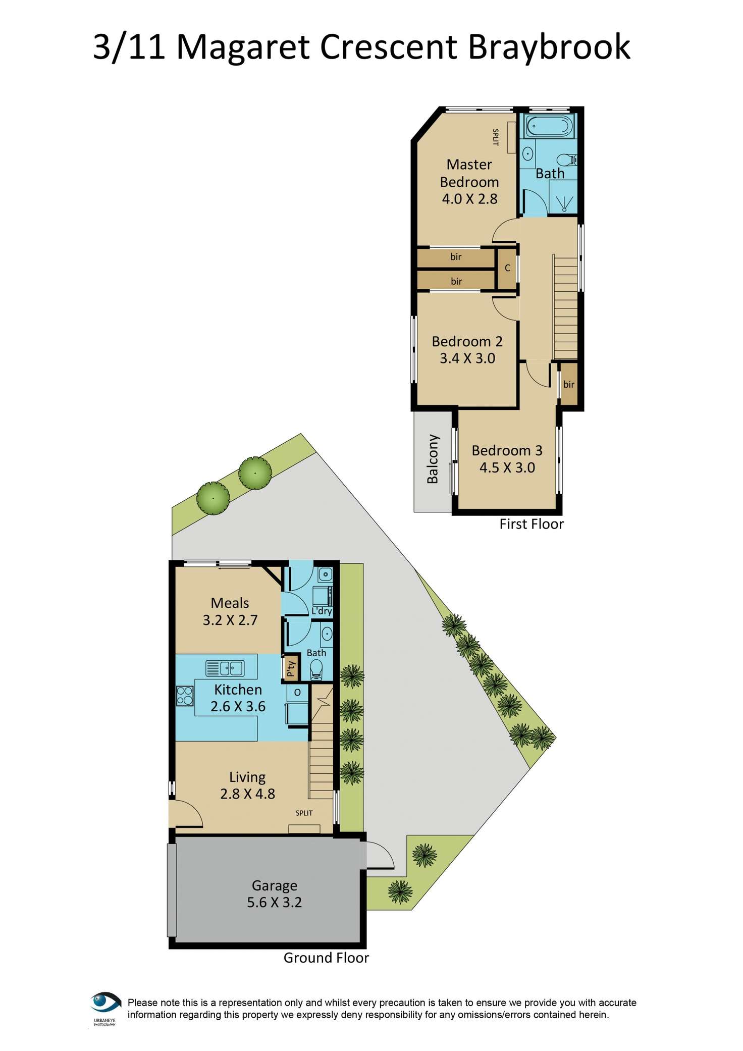 Floorplan of Homely townhouse listing, 3/11 Margaret Crescent, Braybrook VIC 3019