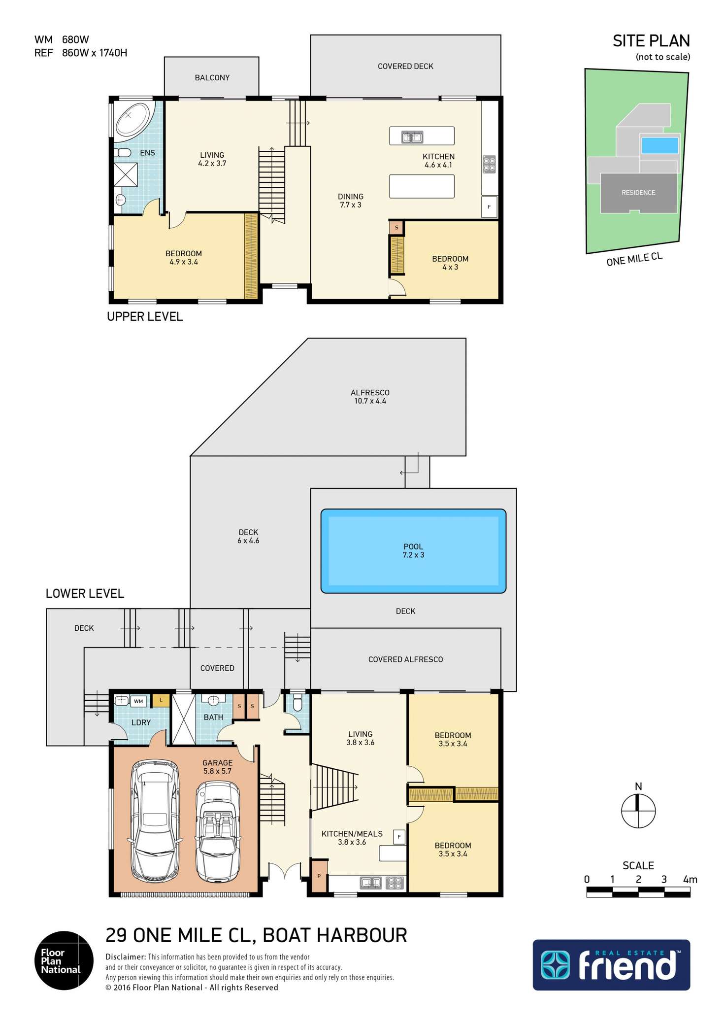 Floorplan of Homely house listing, 29 One Mile Close, Boat Harbour NSW 2316