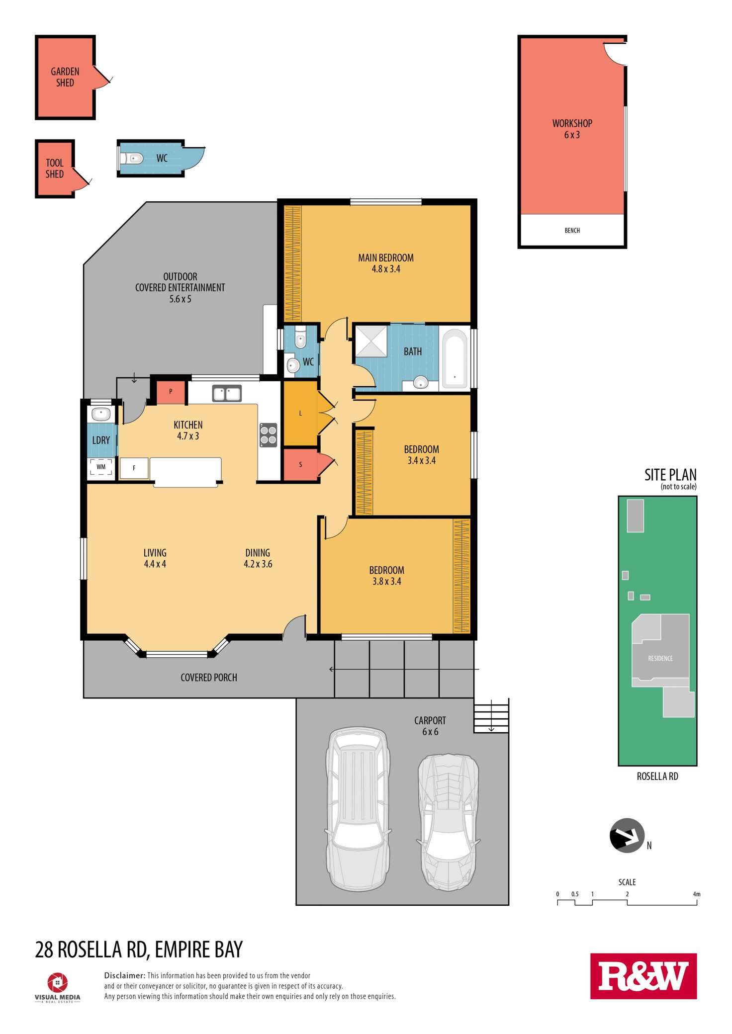 Floorplan of Homely house listing, 28 Rosella Road, Empire Bay NSW 2257