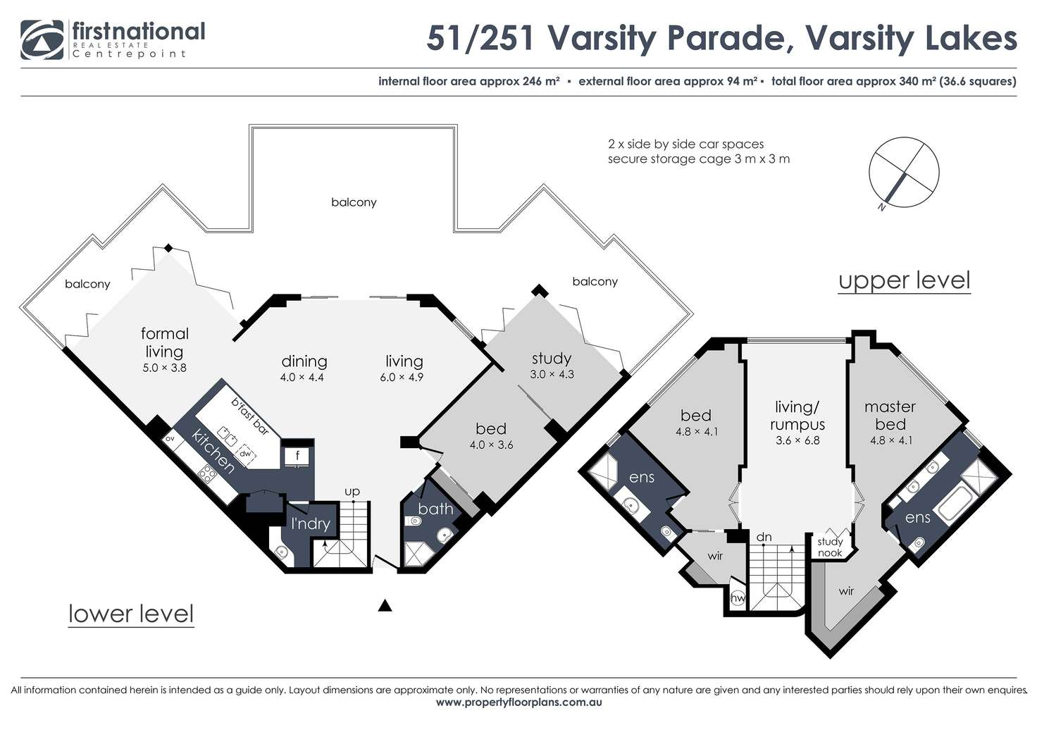 Floorplan of Homely apartment listing, 51/251 Varsity Parade, Varsity Lakes QLD 4227