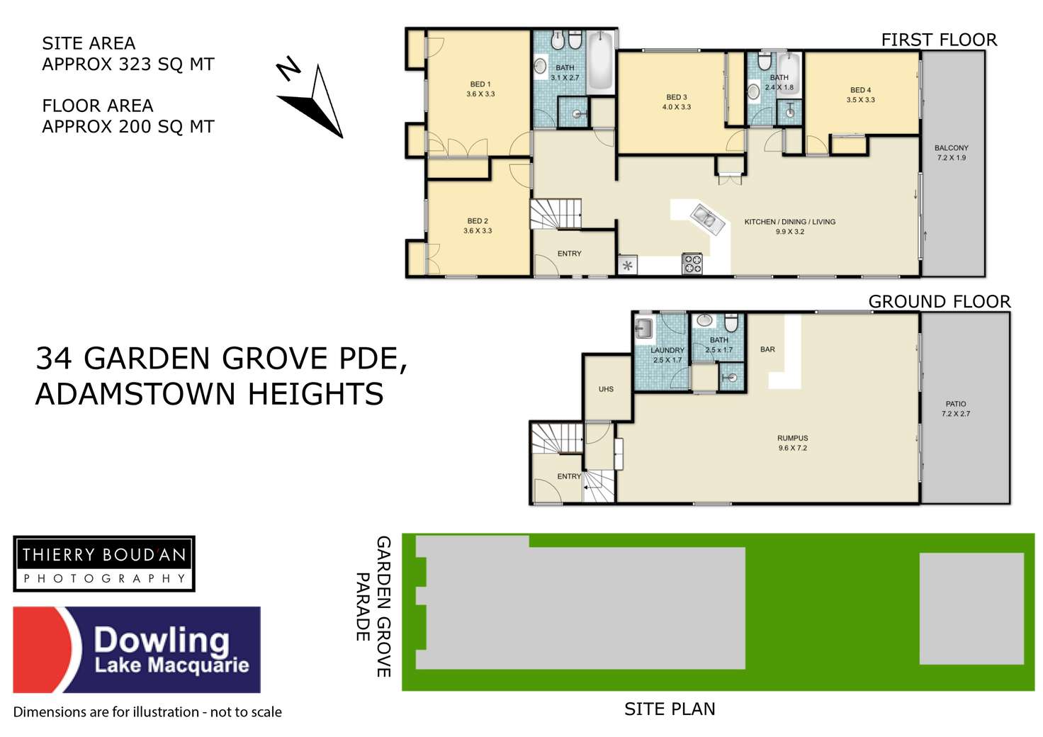 Floorplan of Homely house listing, 34 Garden Grove Parade, Adamstown Heights NSW 2289