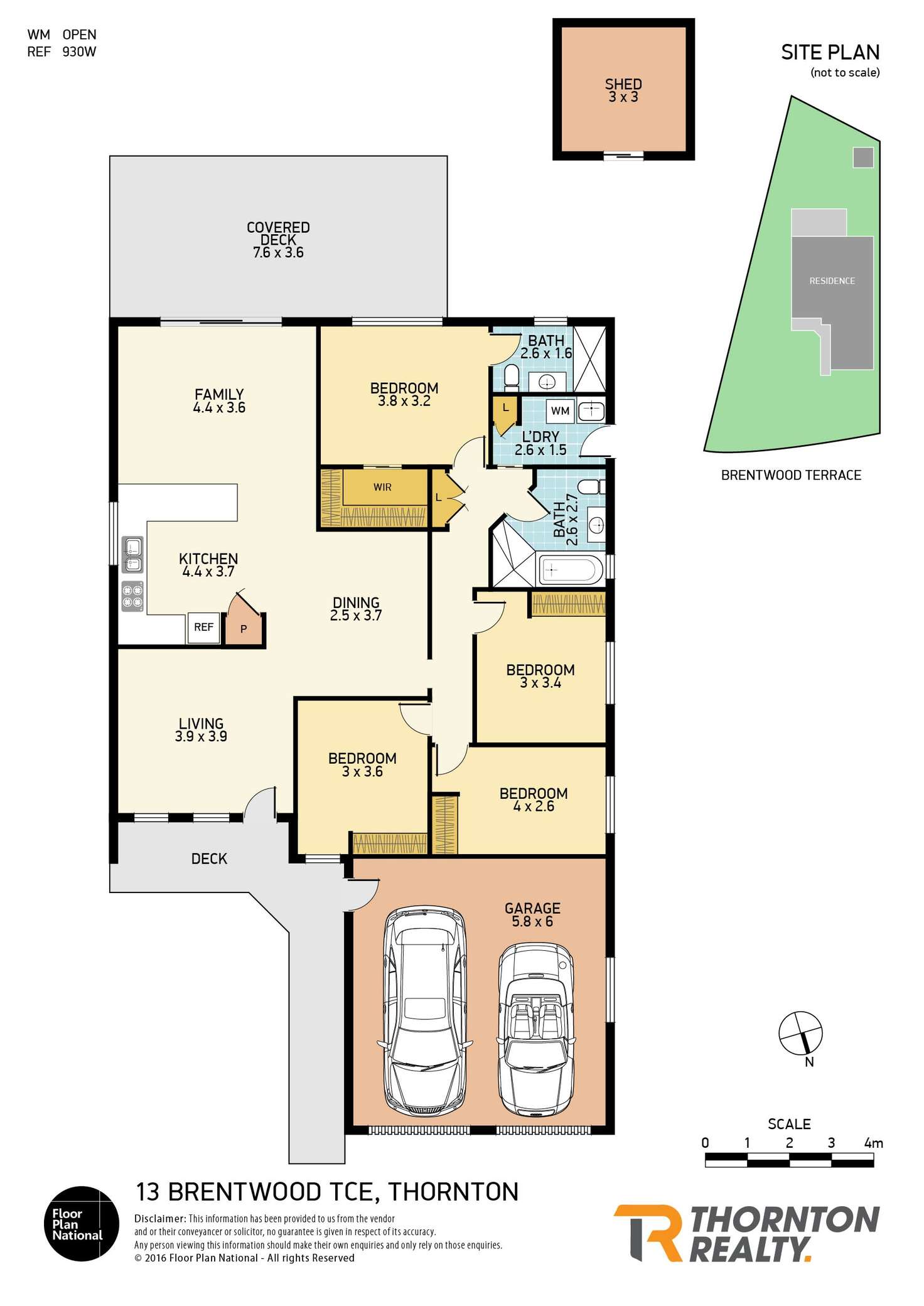 Floorplan of Homely house listing, 13 Brentwood Terrace, Thornton NSW 2322