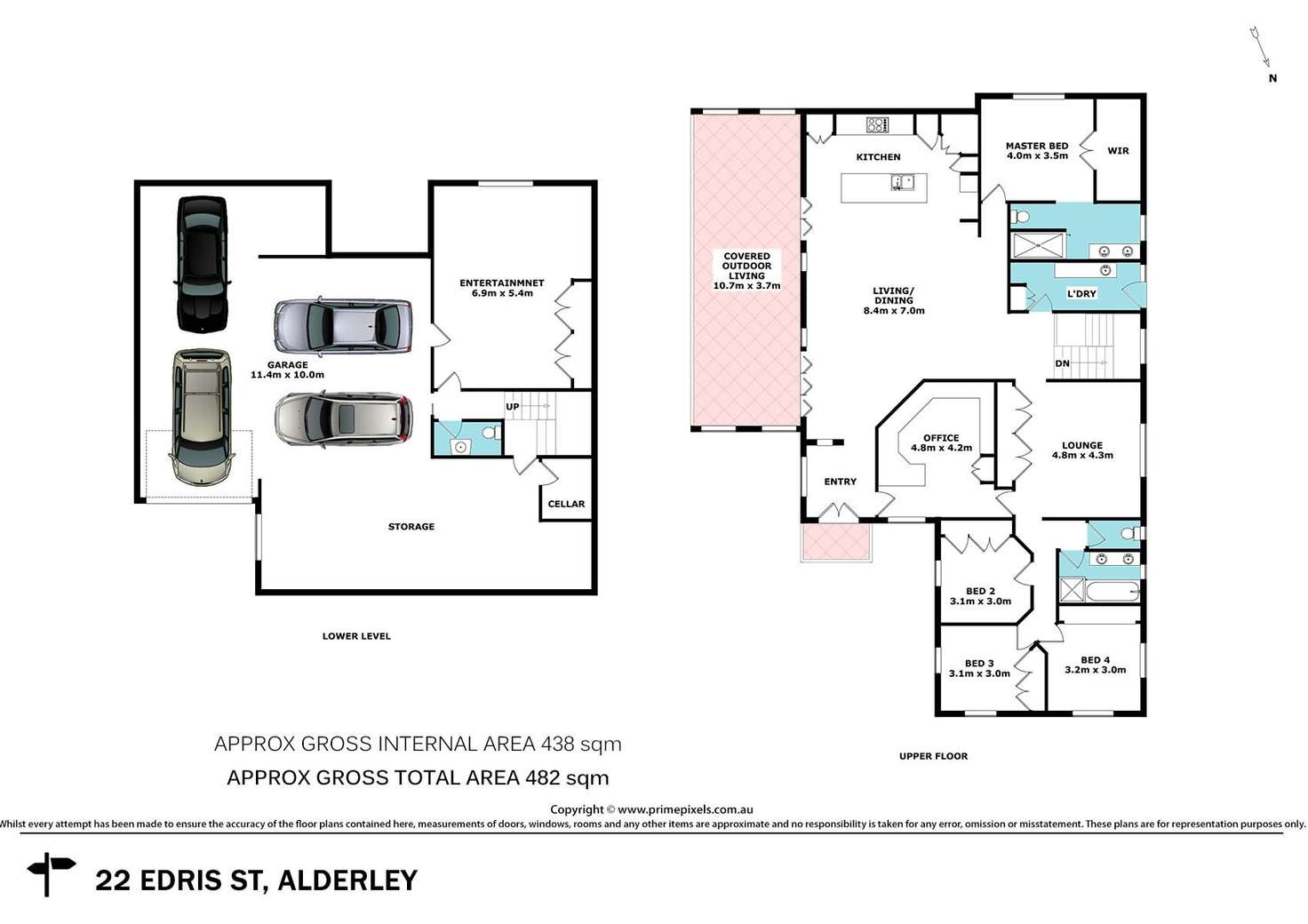 Floorplan of Homely house listing, 22 Edris Street, Alderley QLD 4051