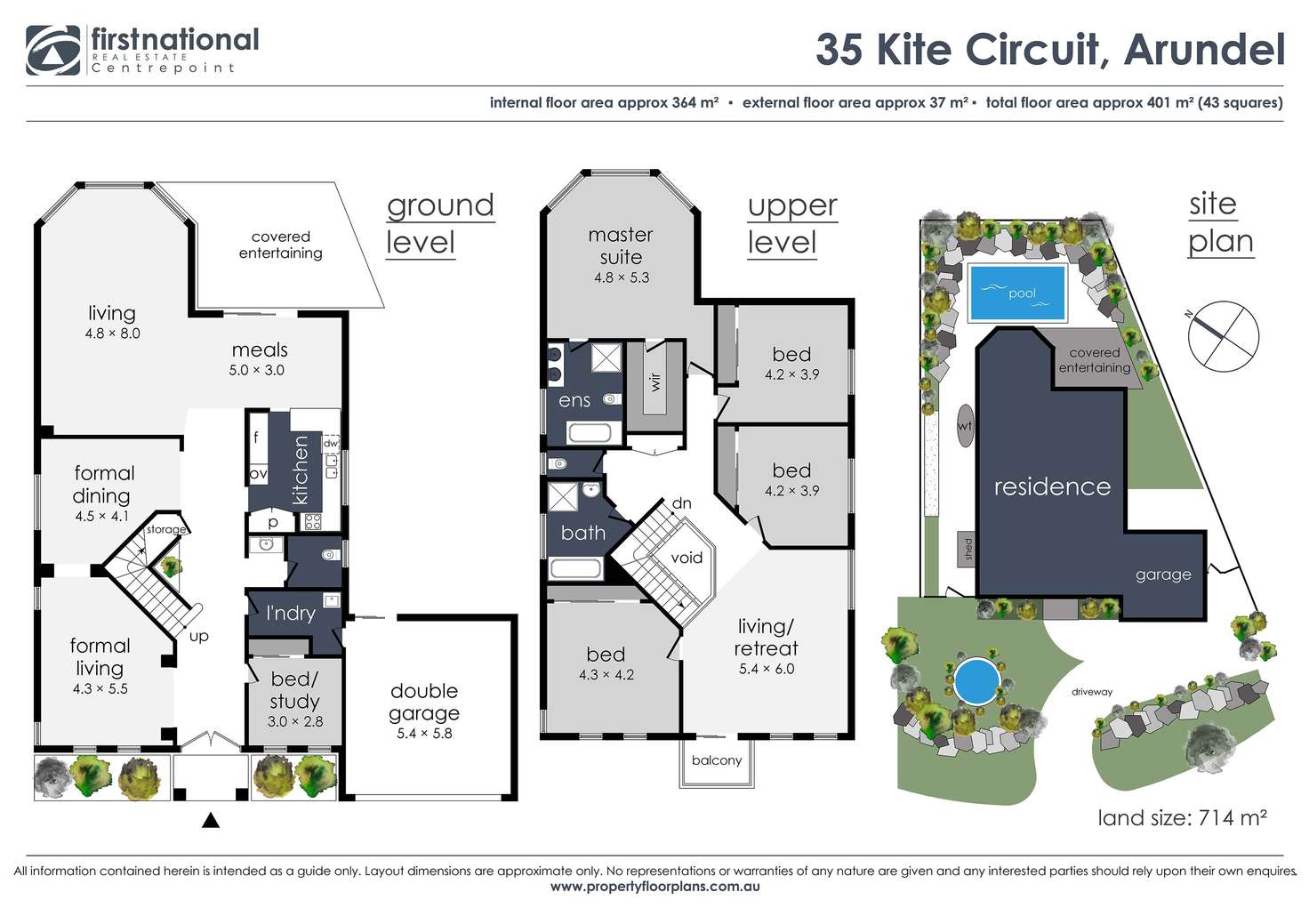 Floorplan of Homely house listing, 35 Kite Circuit, Arundel QLD 4214