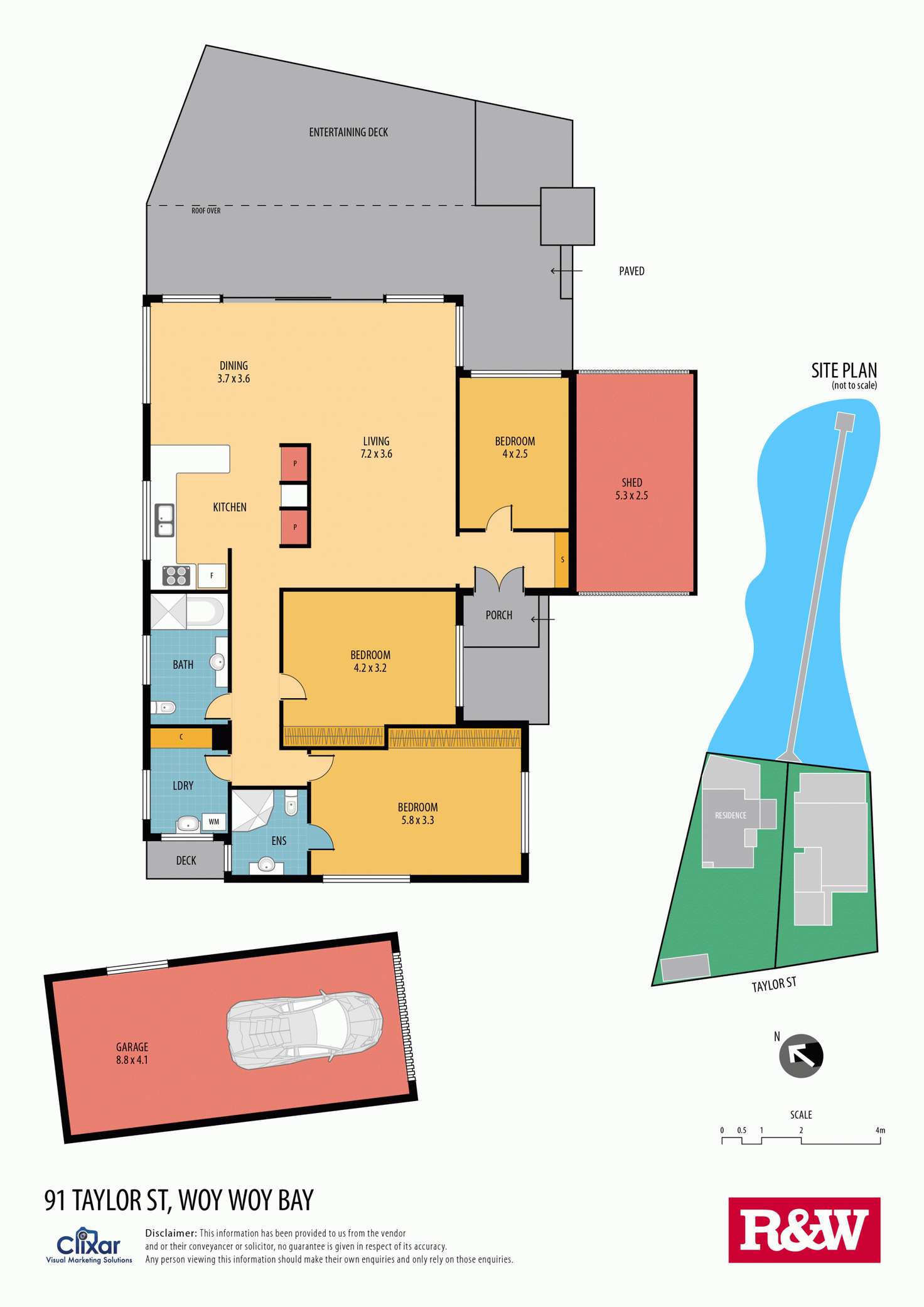 Floorplan of Homely house listing, 91 Taylor Street, Woy Woy Bay NSW 2256