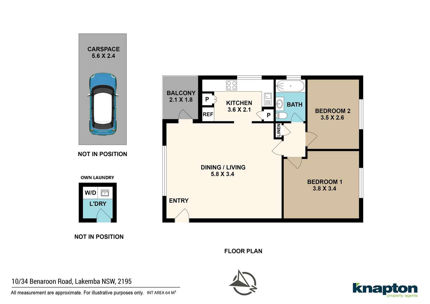 Floorplan of Homely unit listing, 10/34 Benaroon Road, Lakemba NSW 2195