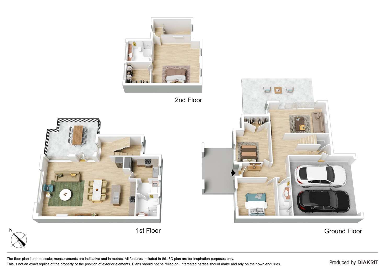Floorplan of Homely townhouse listing, 24 High St, Doncaster VIC 3108