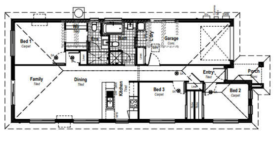 Floorplan of Homely house listing, 9 Rance Road, Werrington NSW 2747