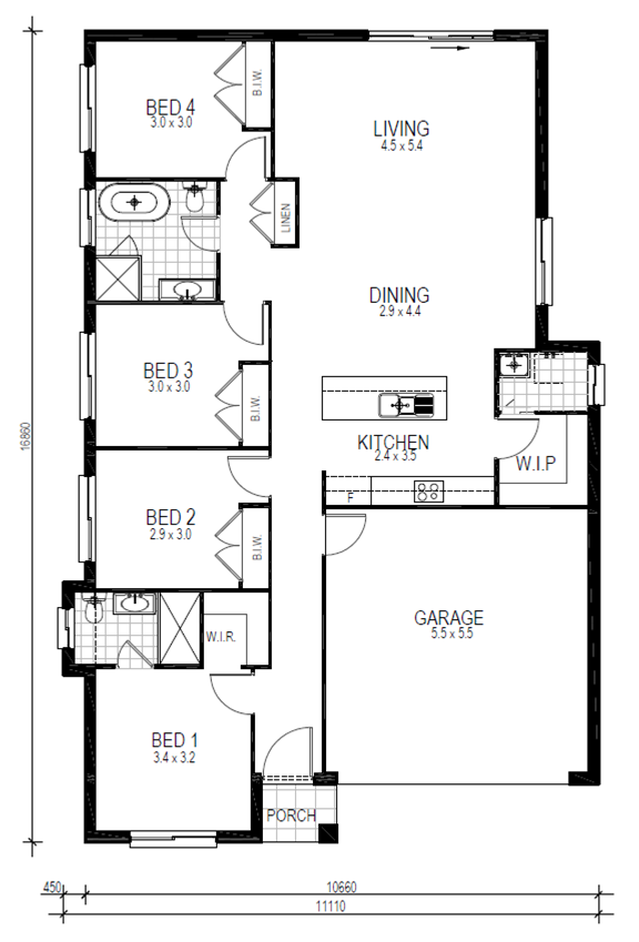 Floorplan of Homely house listing, Lot 5 Proposed Road, Prestons NSW 2170