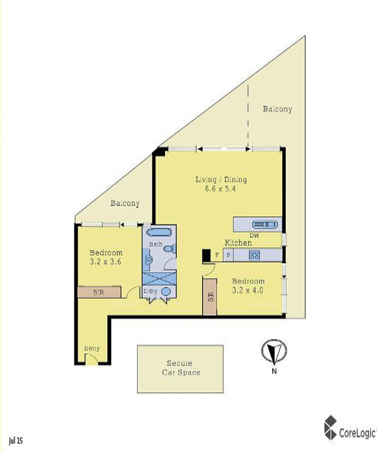 Floorplan of Homely apartment listing, 3/761 High Street, Kew East VIC 3102