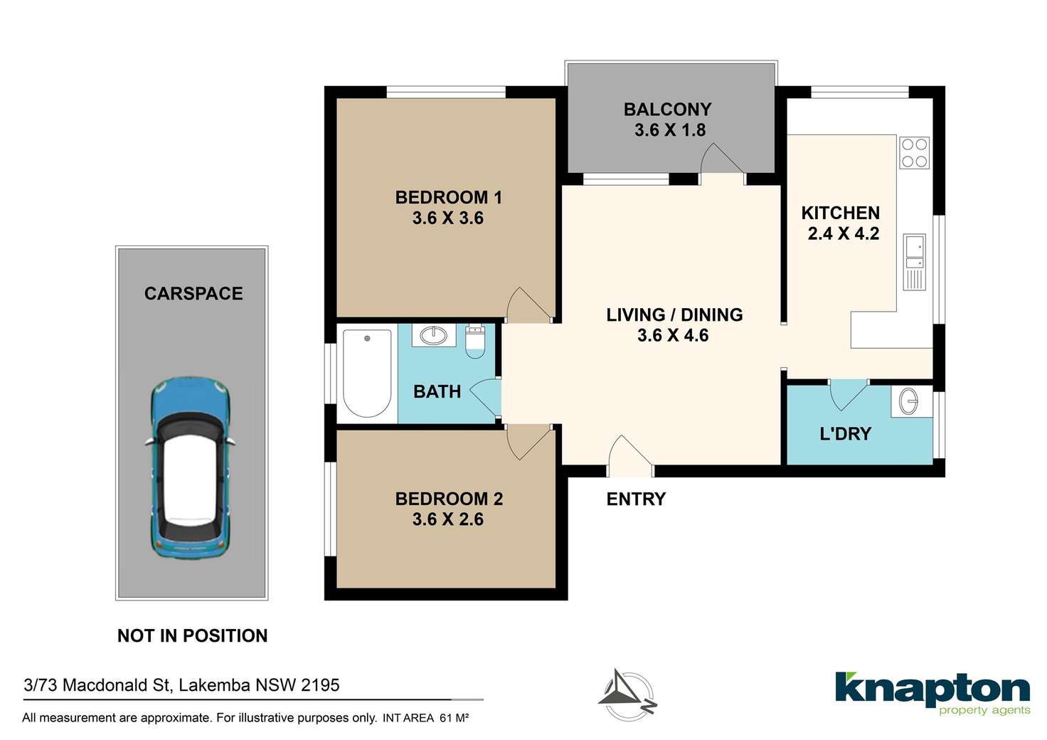 Floorplan of Homely unit listing, 3/73 Macdonald Street, Lakemba NSW 2195