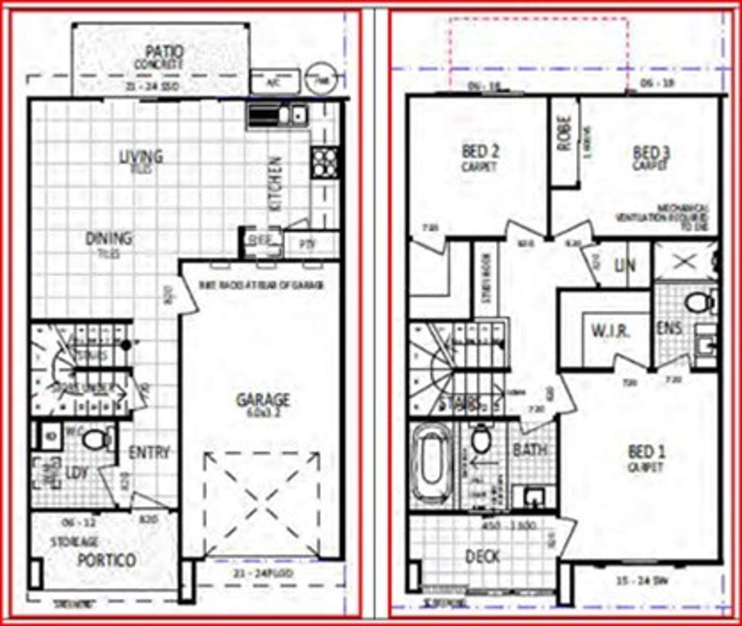 Floorplan of Homely townhouse listing, U2 Duncan St Strathpine, Strathpine QLD 4500