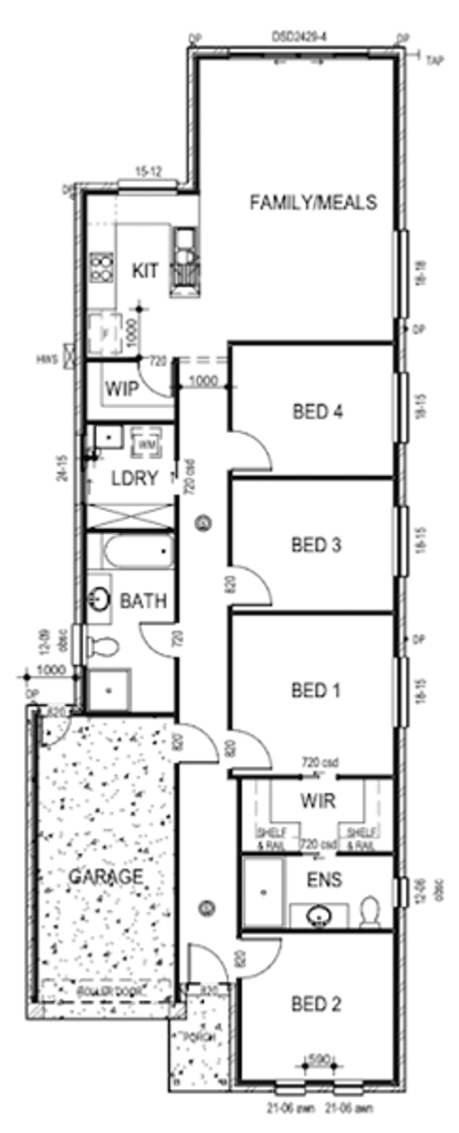 Floorplan of Homely house listing, Lot 819 Edgecombe Road, Davoren Park SA 5113