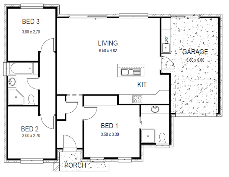 Floorplan of Homely house listing, Lot 54 Tait Street, Renown Park SA 5008